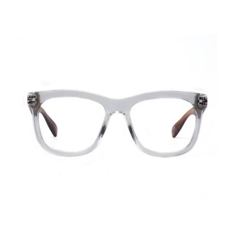 Daily Eyewear 11am Crystal with Brown Reading Glasses image number 1